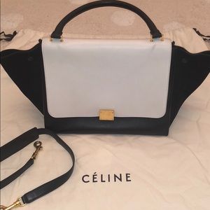 Authentic generally used Celine Trapeze bag